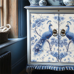 Papel De Seda Bandas Florales Izquierdas Desconexión De Pavo Rea