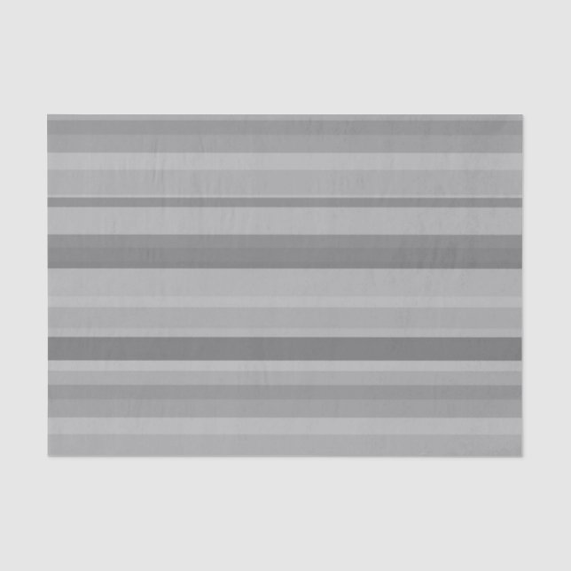 Papel De Seda Bandas horizontales grises (Anverso)