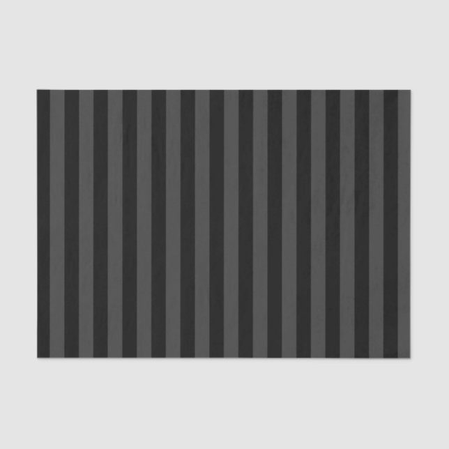 Papel De Seda Bandas verticales Elagnat Black & Smoky Black (Anverso)