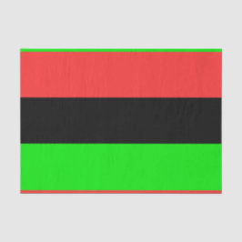 Papel De Seda Bandera afroamericana