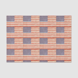 Papel De Seda Bandera americana