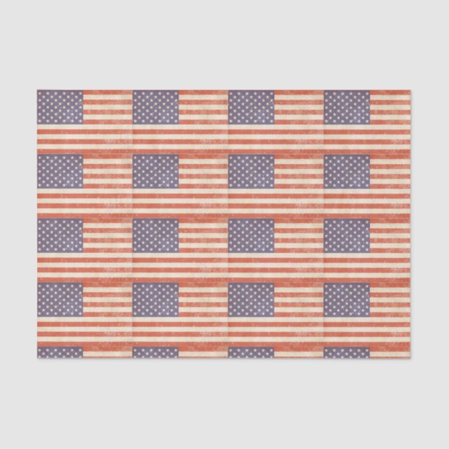 Papel De Seda Bandera americana (Anverso)