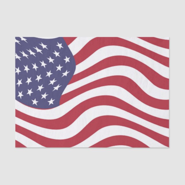 PAPEL DE SEDA BANDERA AMERICANA (Anverso)