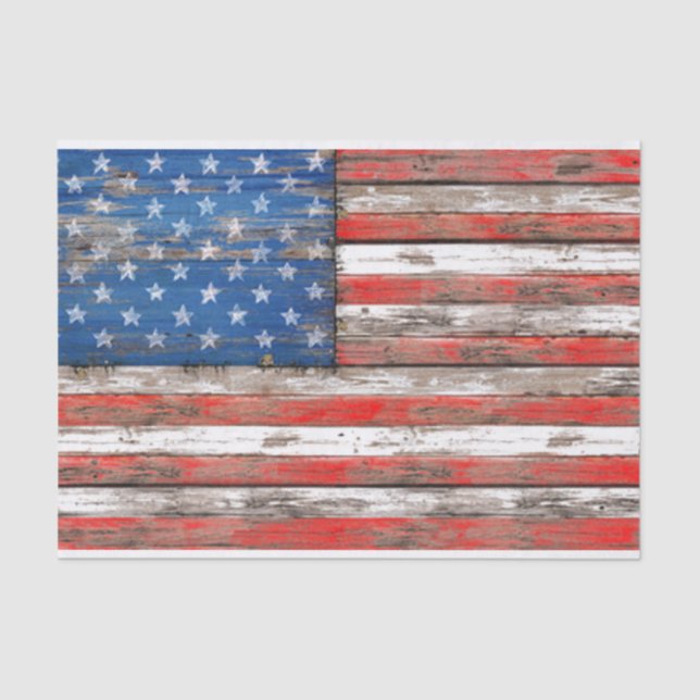 Papel De Seda Bandera americana (Anverso)