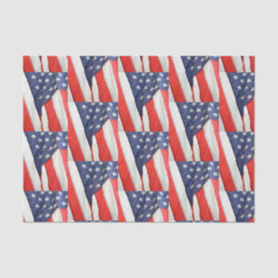 Papel De Seda Bandera americana