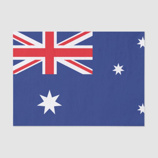 Papel De Seda Bandera australiana (Anverso)