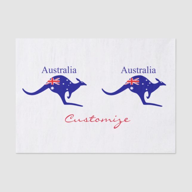 Papel De Seda Bandera australiana Thunder_Cove (Anverso)