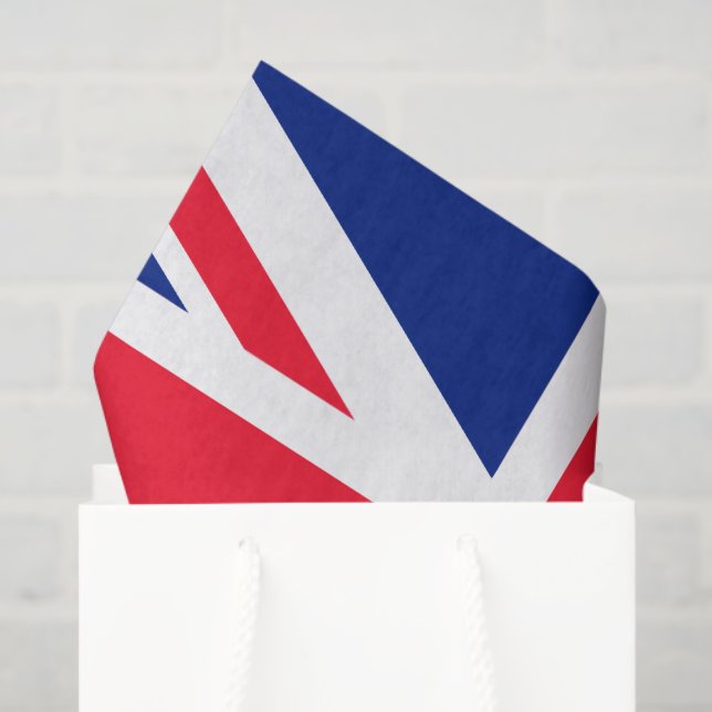 Papel De Seda Bandera británica Union Jack (Bolsa de regalo)