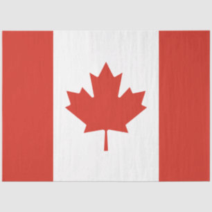 Papel De Seda Bandera canadiense (hoja de arce) (Canadá)