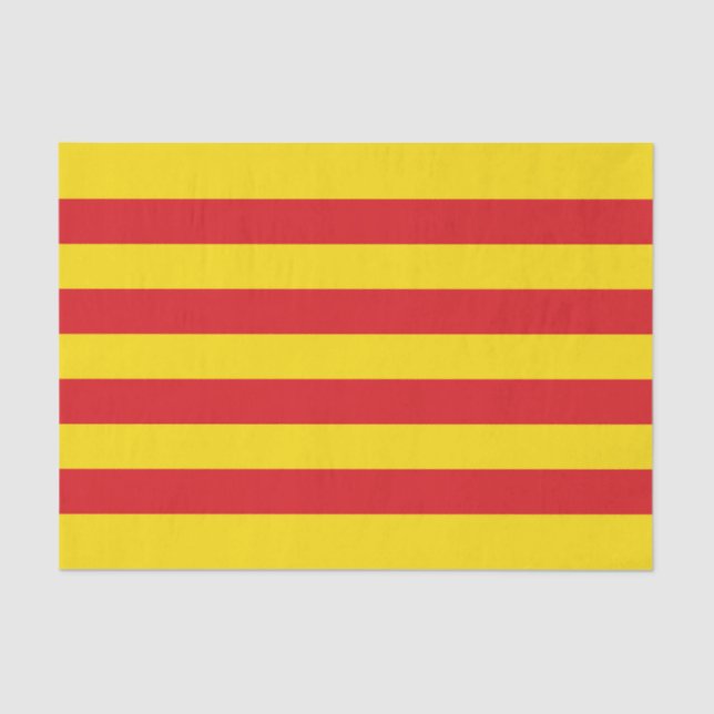 Papel De Seda Bandera catalana (Anverso)