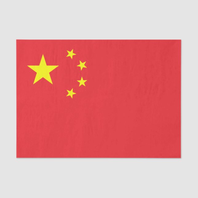 Papel De Seda Bandera china (Anverso)