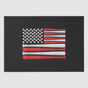 Papel De Seda Bandera clásica americana de béisbol - Béisbol vin