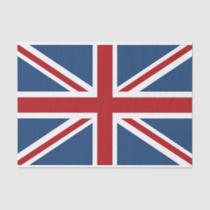 Papel De Seda Bandera clásica de Union Jack Reino Unido