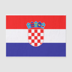 Papel De Seda Bandera croata