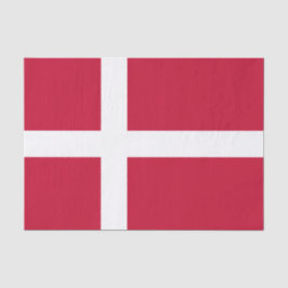 Papel De Seda Bandera danesa