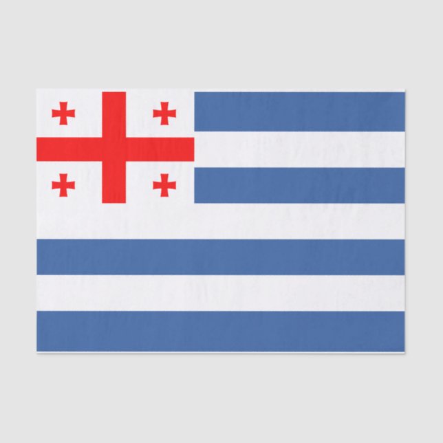 Papel De Seda Bandera de Adjara Patriótica (Anverso)