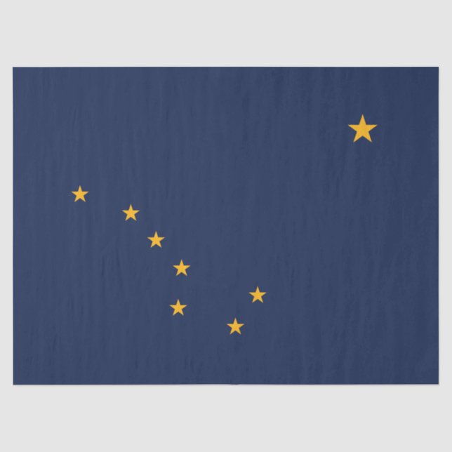 Papel De Seda Bandera de Alaska (Anverso)