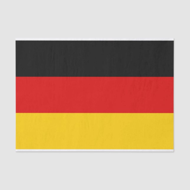 Papel De Seda Bandera de Alemania (Anverso)