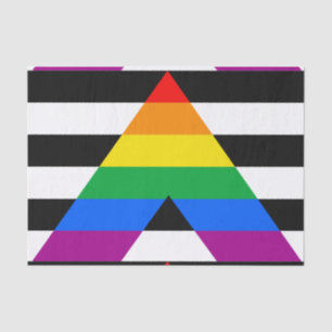 Papel De Seda Bandera de aliado LGBTQ+