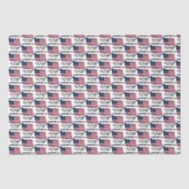Papel De Seda Bandera de América 250 Años