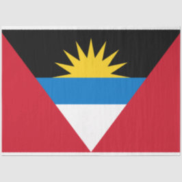 Papel De Seda Bandera de Antigua y Barbuda