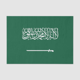 Papel De Seda Bandera de Arabia Saudita