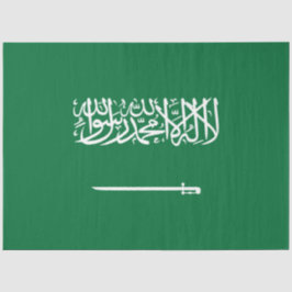 Papel De Seda Bandera de Arabia Saudita