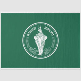 Papel De Seda Bandera de Bangkok (ciudad capital de Tailandia)