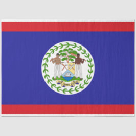 Papel De Seda Bandera de Belice