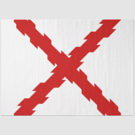Papel De Seda Bandera de Borgoña