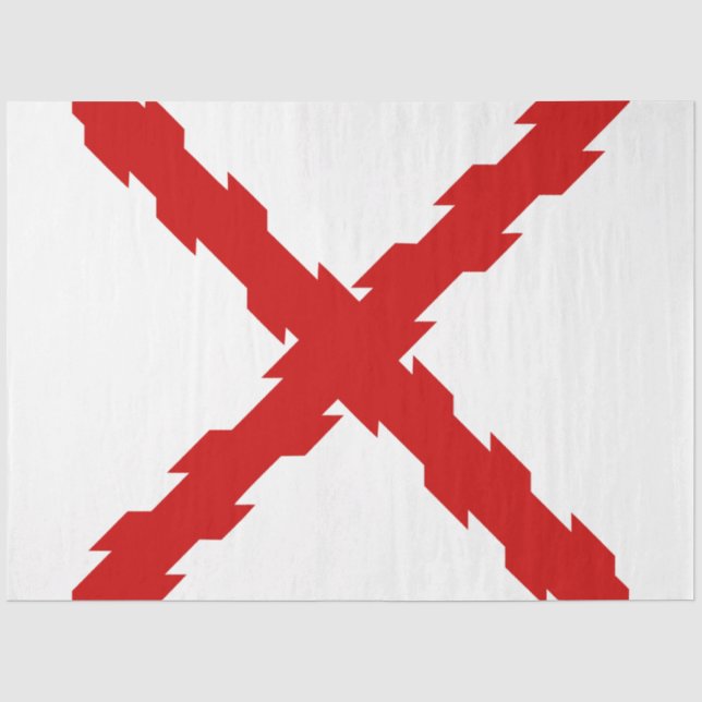 Papel De Seda Bandera de Borgoña (Anverso)