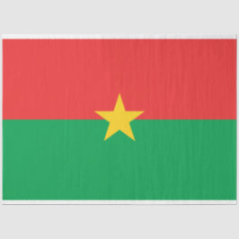 Papel De Seda Bandera de Burkina Faso