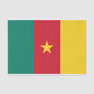 Papel De Seda Bandera de Camerún Patriótico