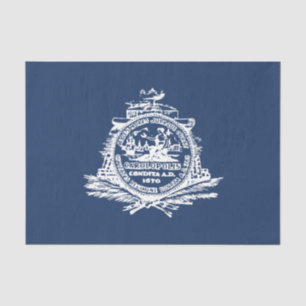 Papel De Seda Bandera de Charleston (Carolina del Sur)