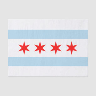 Papel De Seda Bandera de Chicago (Illinois)