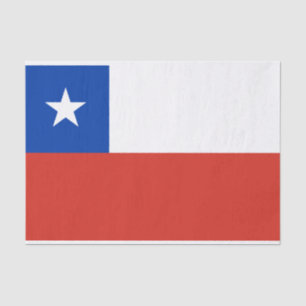 Papel De Seda Bandera de Chile