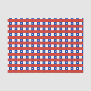 Papel De Seda Bandera de Chile