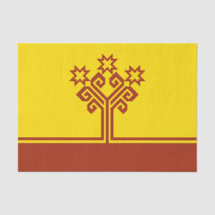 Papel De Seda Bandera de Chuvashia