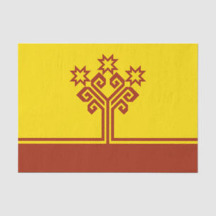 Papel De Seda Bandera de Chuvasia