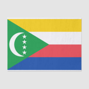 Papel De Seda Bandera de Comoras