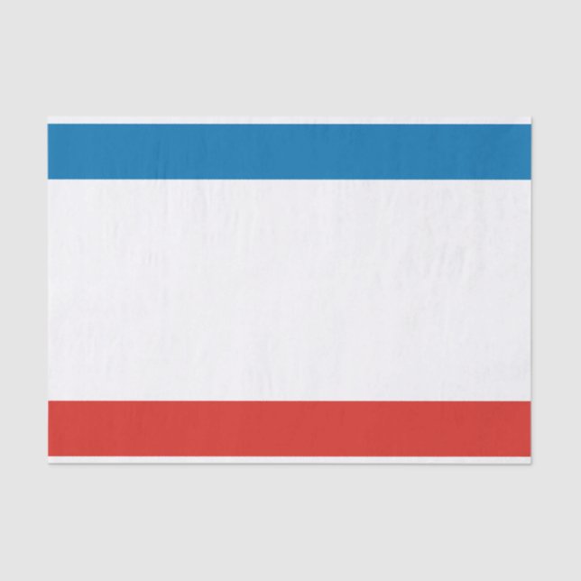 Papel De Seda Bandera de Crimea (Anverso)