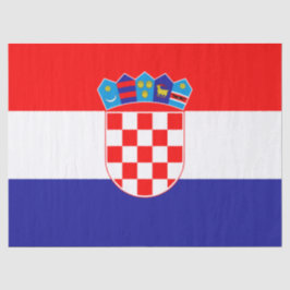 Papel De Seda Bandera de Croacia
