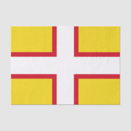 Papel De Seda Bandera de Dorset (condado del Reino Unido)