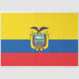 Papel De Seda Bandera de Ecuador