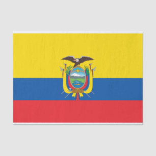 Papel De Seda Bandera de Ecuador