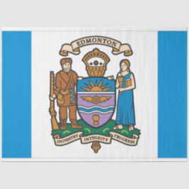 Papel De Seda Bandera de Edmonton (Alberta, Canadá)