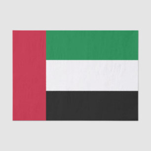 Papel De Seda Bandera de Emiratos Árabes Unidos