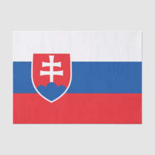 Papel De Seda Bandera de Eslovaquia