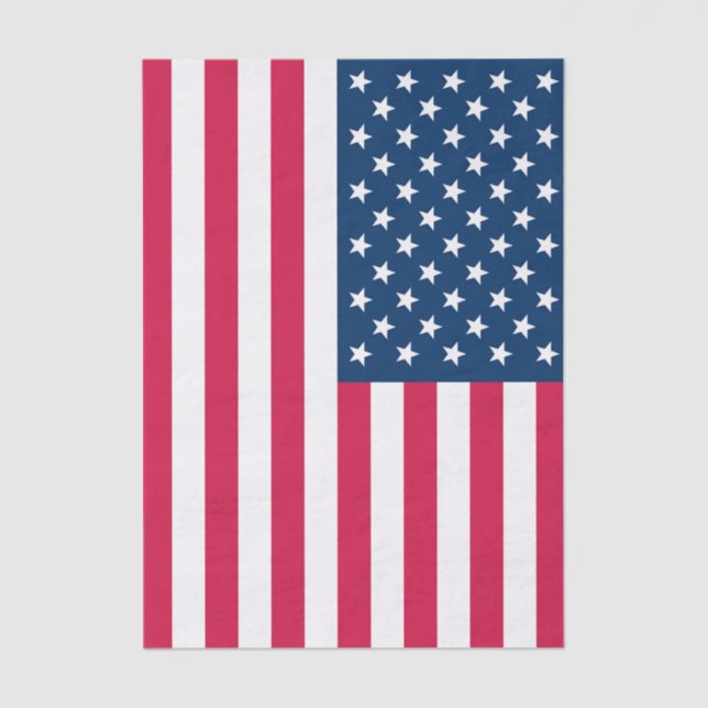 Papel De Seda Bandera de Estados Unidos (Anverso)