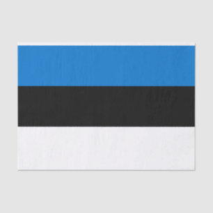 Papel De Seda Bandera de Estonia